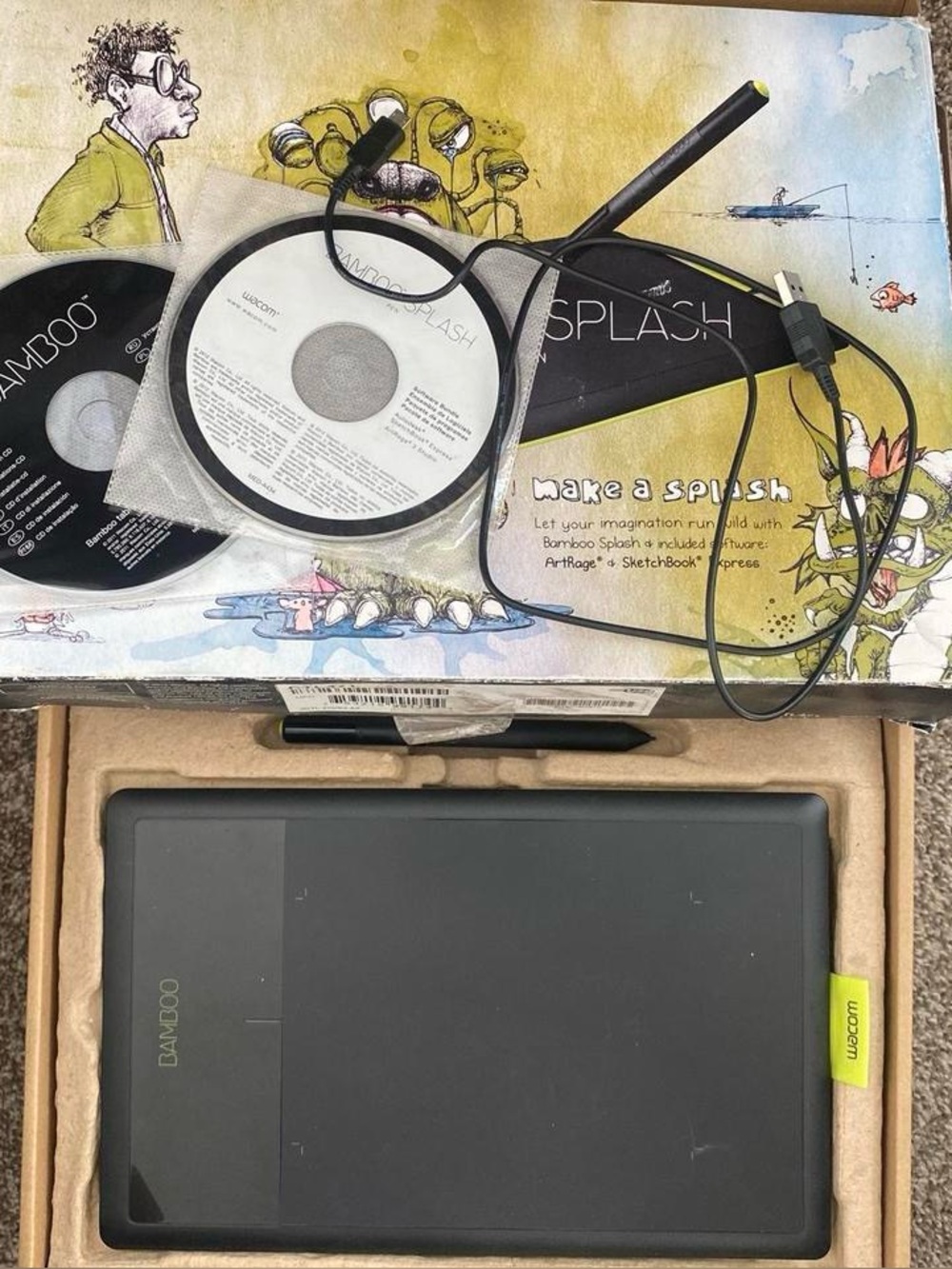 Bamboo Splash Pen electronic sketch pad